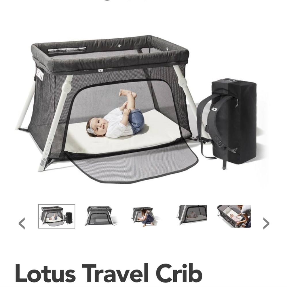 Guava Lotus Travel Crib NWOT